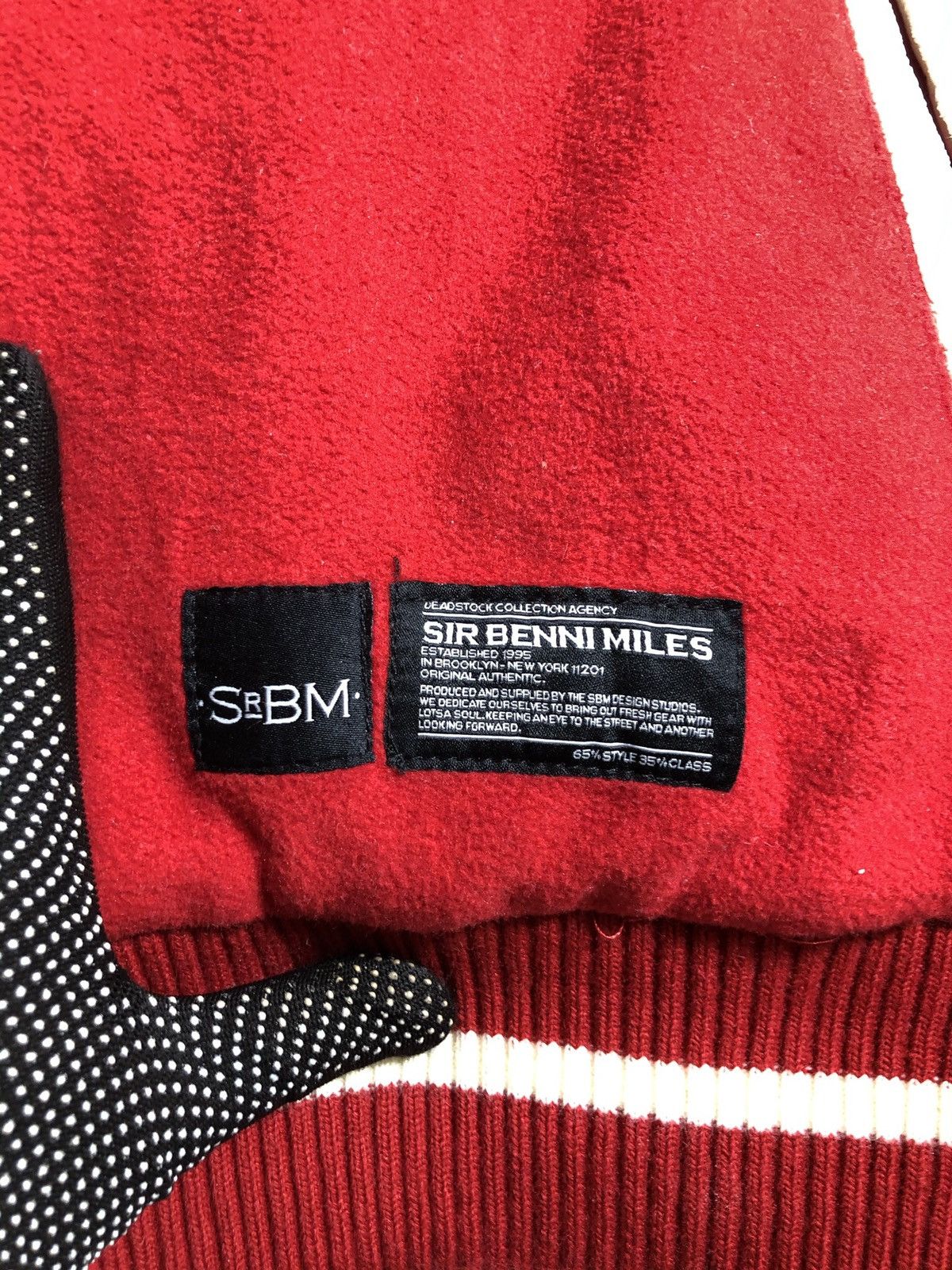 If Six Was Nine Vintage Sir Benni Miles Skull logo wool Varsity javket Size US M / EU 48-50 / 2 - 8 Thumbnail