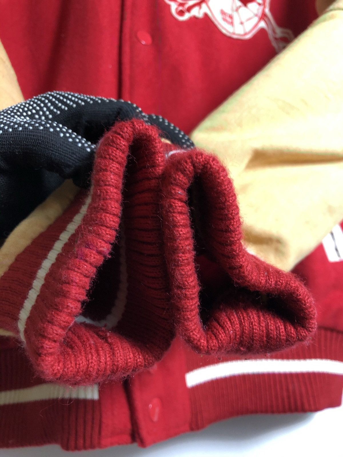 If Six Was Nine Vintage Sir Benni Miles Skull logo wool Varsity javket Size US M / EU 48-50 / 2 - 4 Thumbnail