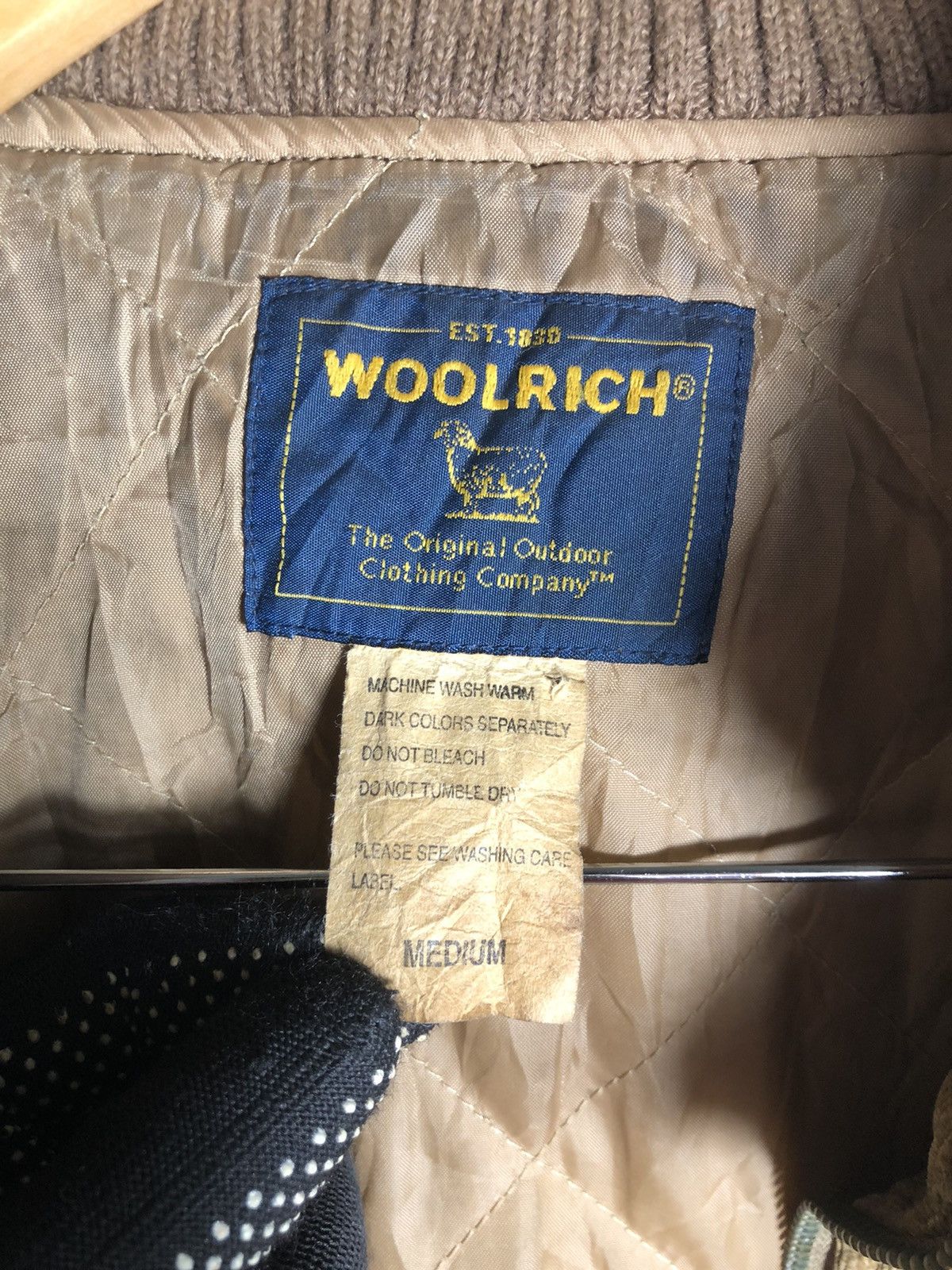 Vintage × Woolrich Woolen Mills Woolrich Zipper Jacket Armpit 22"x26" Size US M / EU 48-50 / 2 - 7 Thumbnail