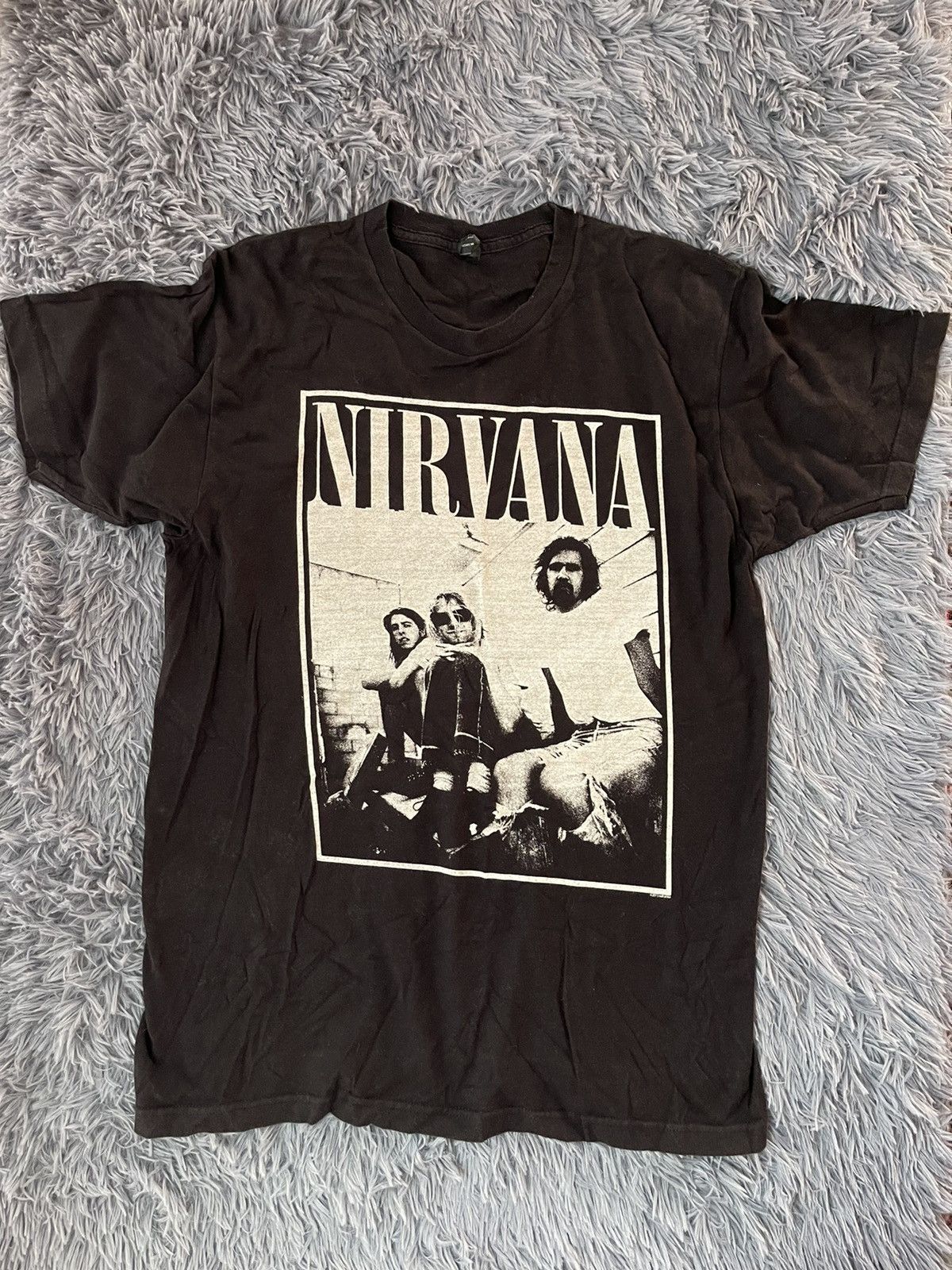 Nirvana × Vintage Nirvana band logo t-shirt Size US L / EU 52-54 / 3 - 1 Thumbnail