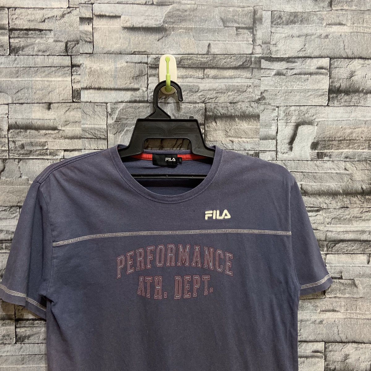 Fila Vintage Fila t shirt spellout embroidered size 160 fit M Size US M / EU 48-50 / 2 - 3 Thumbnail
