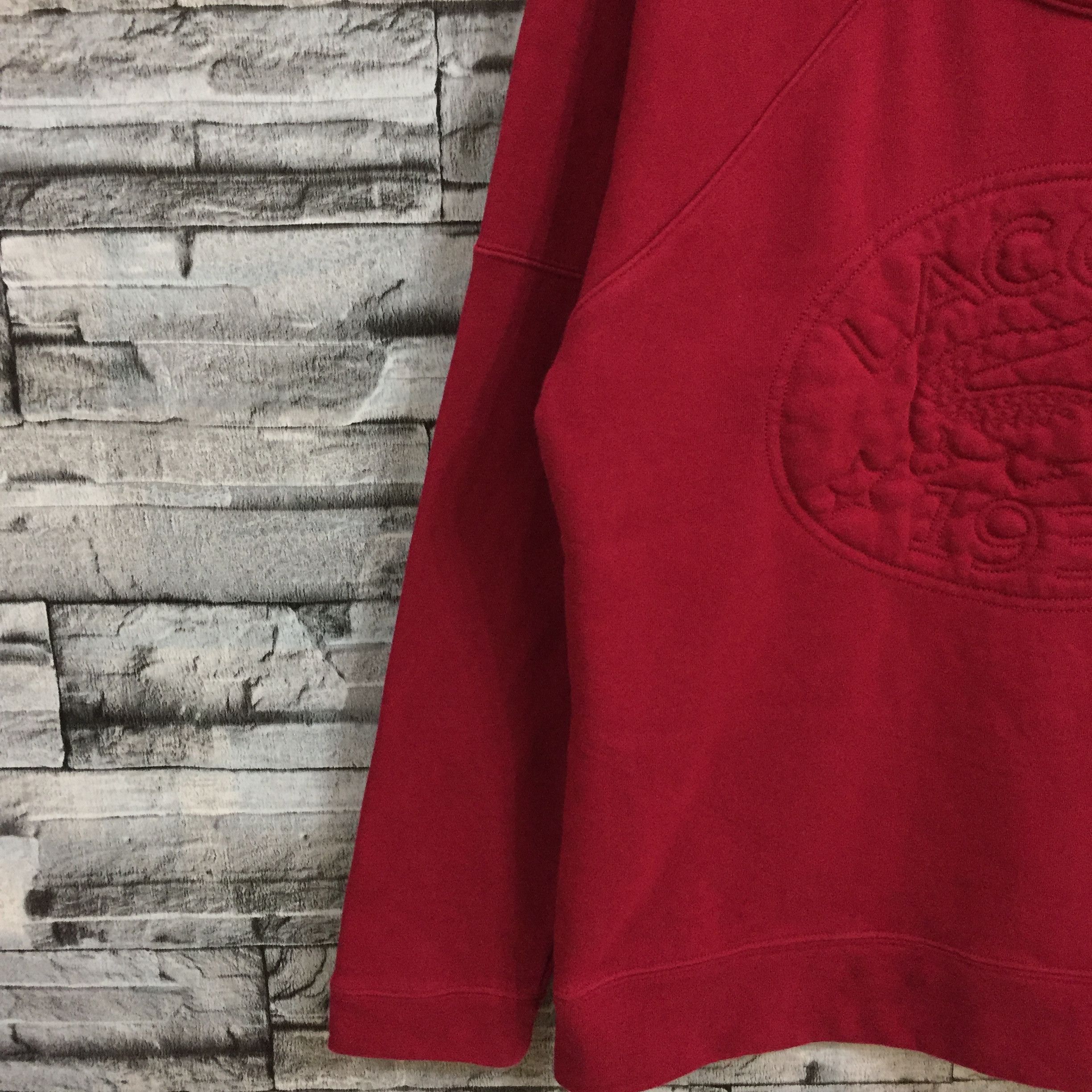 Lacoste Lacoste sweatshirt big logo Size 36 fits L Size L / US 10 / IT 46 - 3 Thumbnail