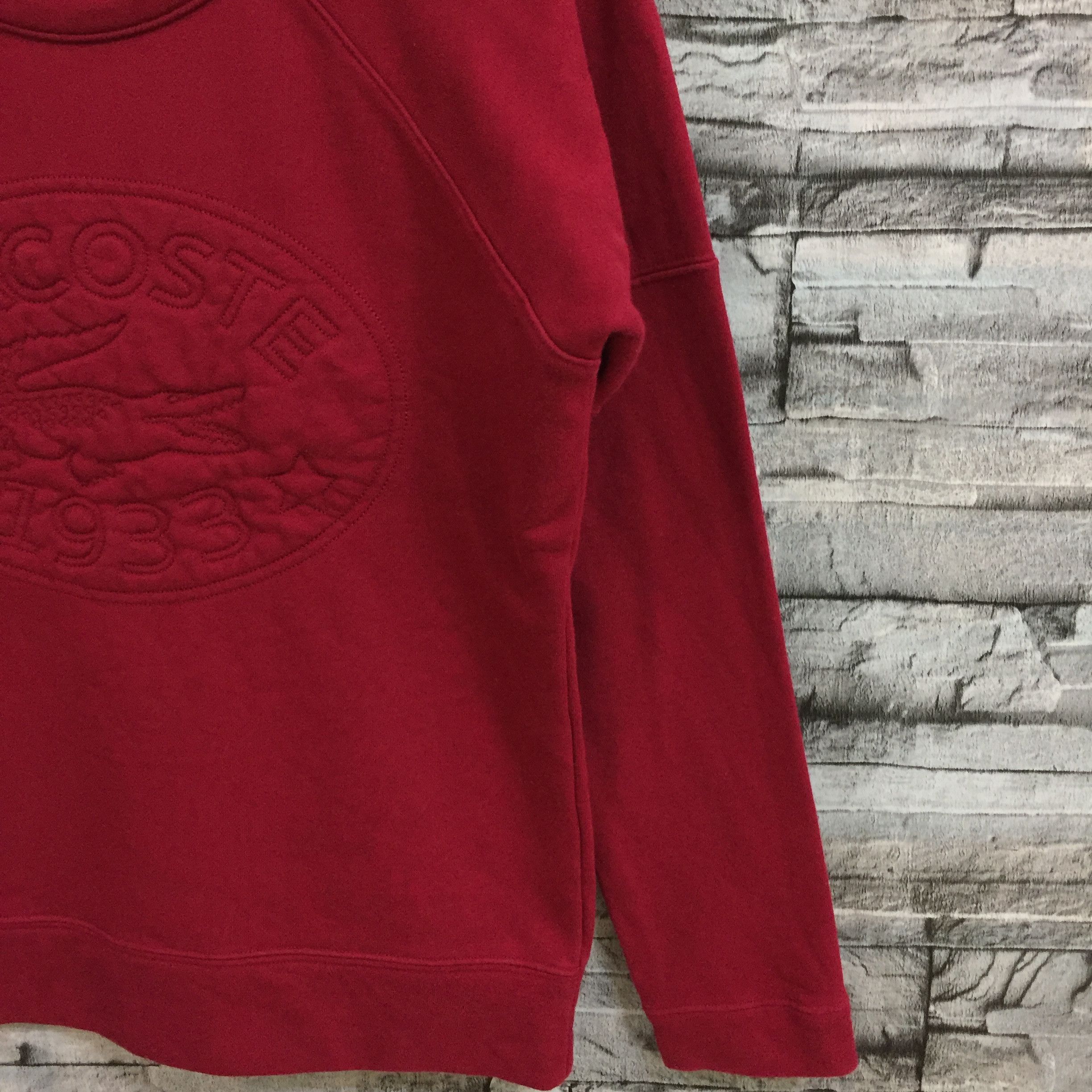 Lacoste Lacoste sweatshirt big logo Size 36 fits L Size L / US 10 / IT 46 - 4 Thumbnail