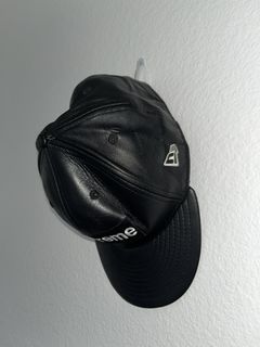 Supreme Leather Hat | Grailed