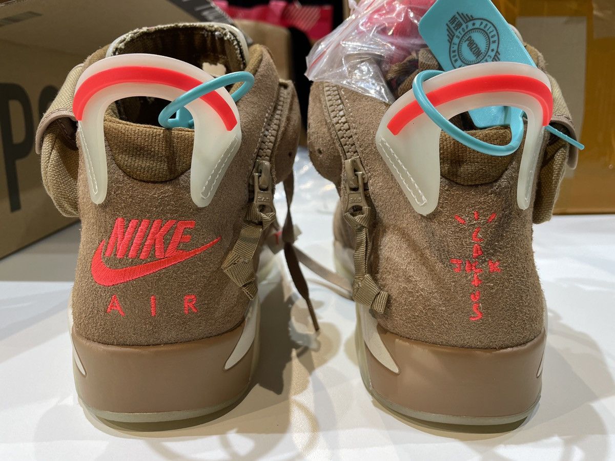 Jordan Brand × Travis Scott Air Jordan 6 Travis Scott British Khaki Size US 8.5 / EU 41-42 - 18 Thumbnail