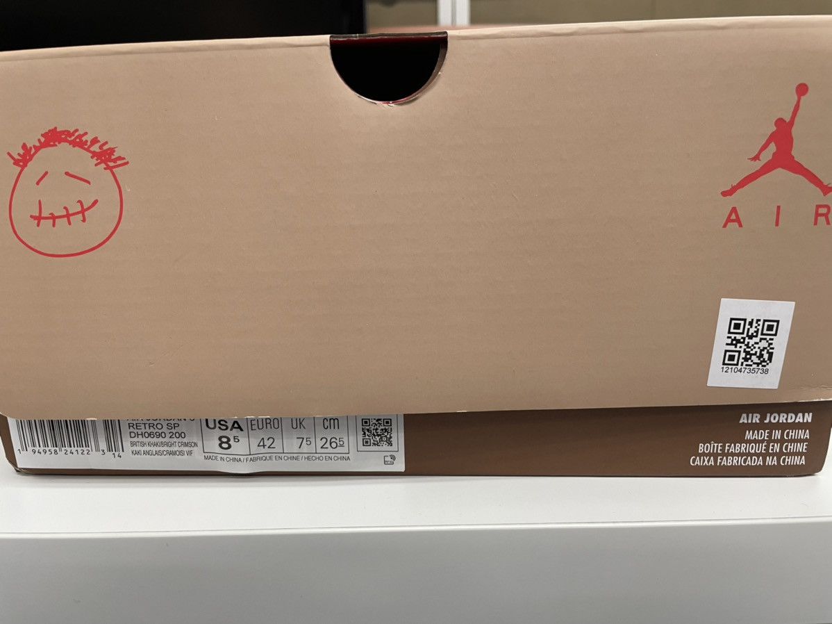 Jordan Brand × Travis Scott Air Jordan 6 Travis Scott British Khaki Size US 8.5 / EU 41-42 - 10 Thumbnail