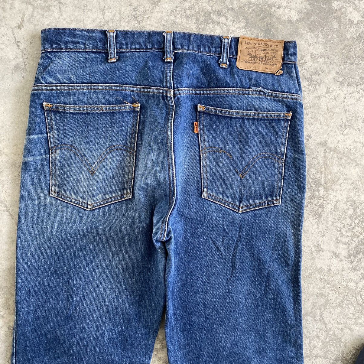 Levi's VTG Levi's 617 Orange Tab Faded Blue Flared Denim Jeans Size US 34 / EU 50 - 14 Thumbnail