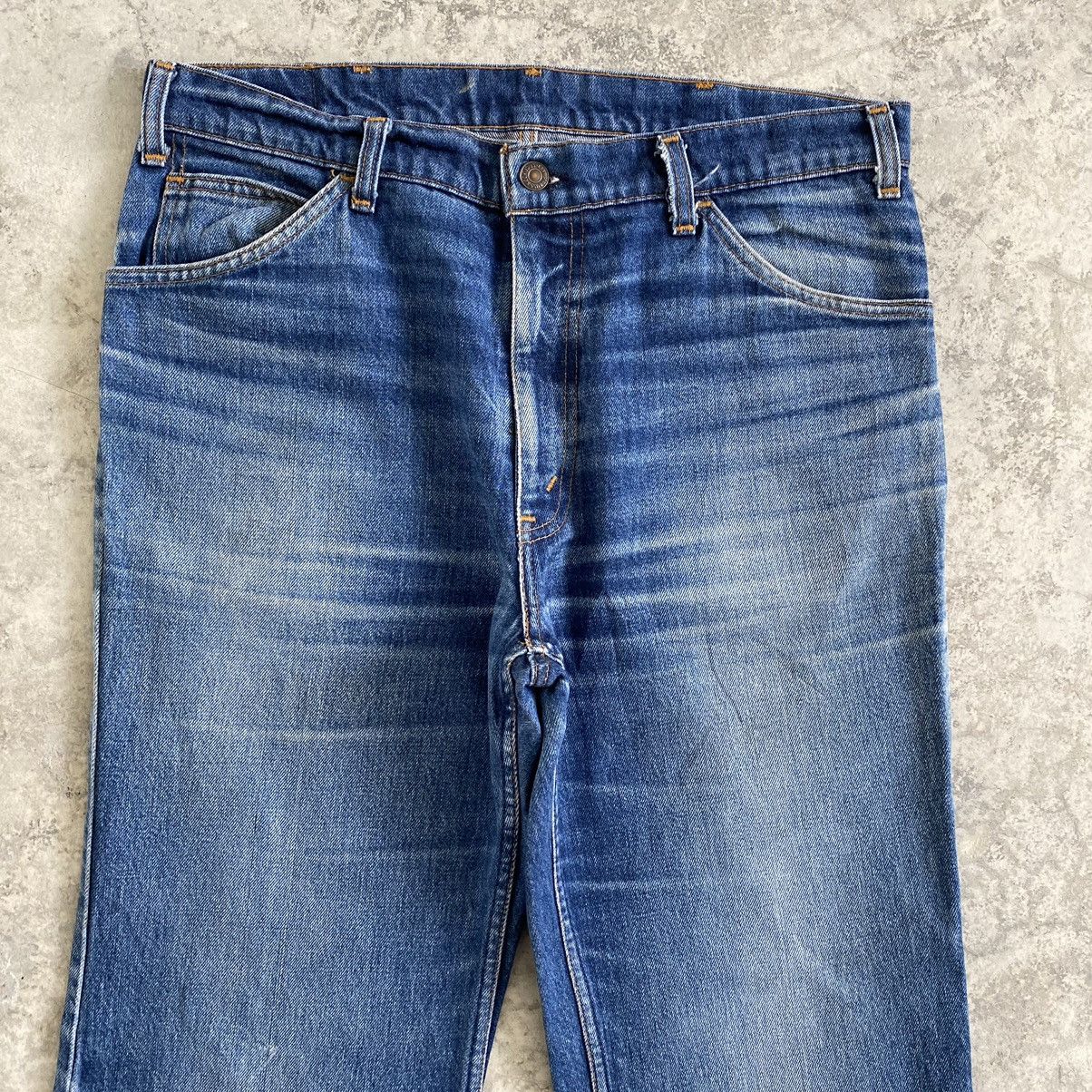 Levi's VTG Levi's 617 Orange Tab Faded Blue Flared Denim Jeans Size US 34 / EU 50 - 7 Thumbnail
