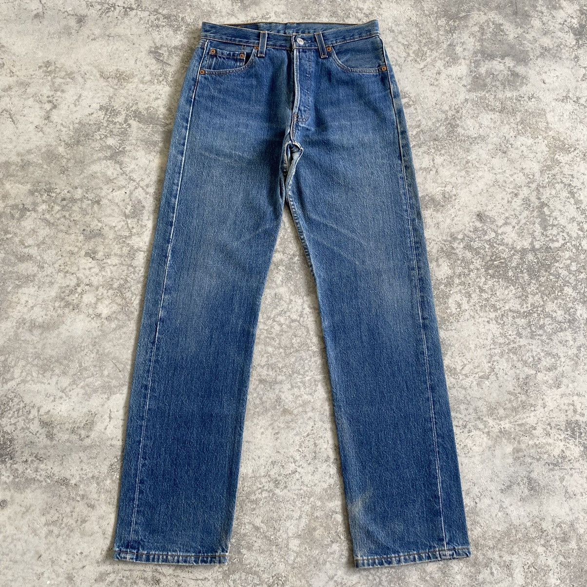Levi's Vintage 1997 Levi's 501 Stonewashed Blue Denim Jeans Size US 29 - 1 Thumbnail