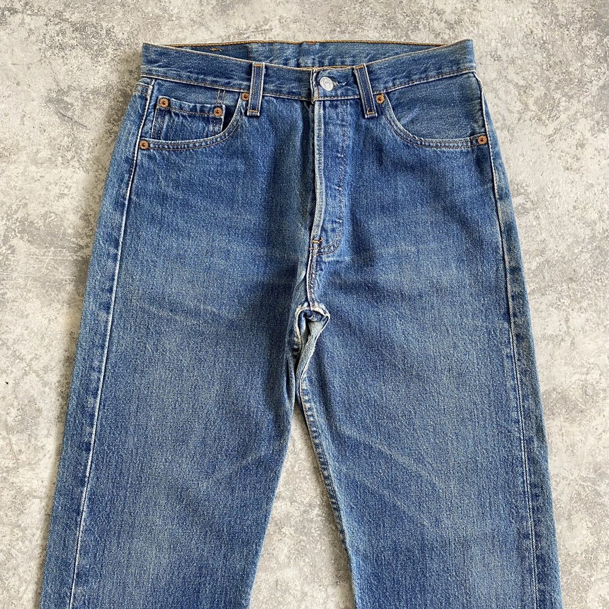 Levi's Vintage 1997 Levi's 501 Stonewashed Blue Denim Jeans Size US 29 - 6 Thumbnail