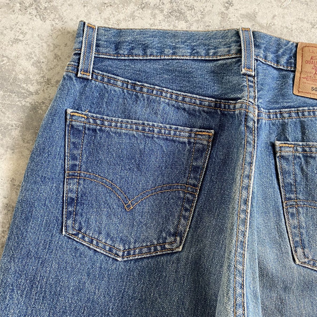 Levi's Vintage 1997 Levi's 501 Stonewashed Blue Denim Jeans Size US 29 - 18 Thumbnail