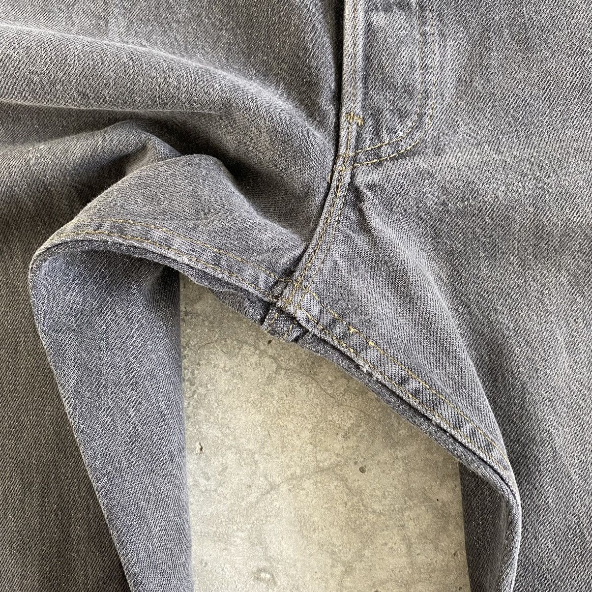 Levi's Size 37x33.5 VTG Late 80’s Levi's 501 Faded Black Jeans Size US 37 - 11 Thumbnail