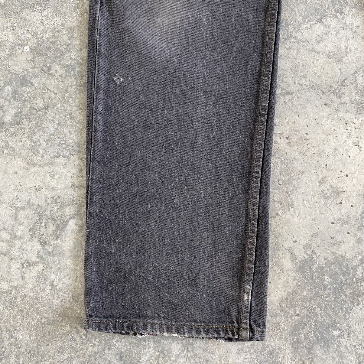 Levi's Size 37x33.5 VTG Late 80’s Levi's 501 Faded Black Jeans Size US 37 - 5 Thumbnail