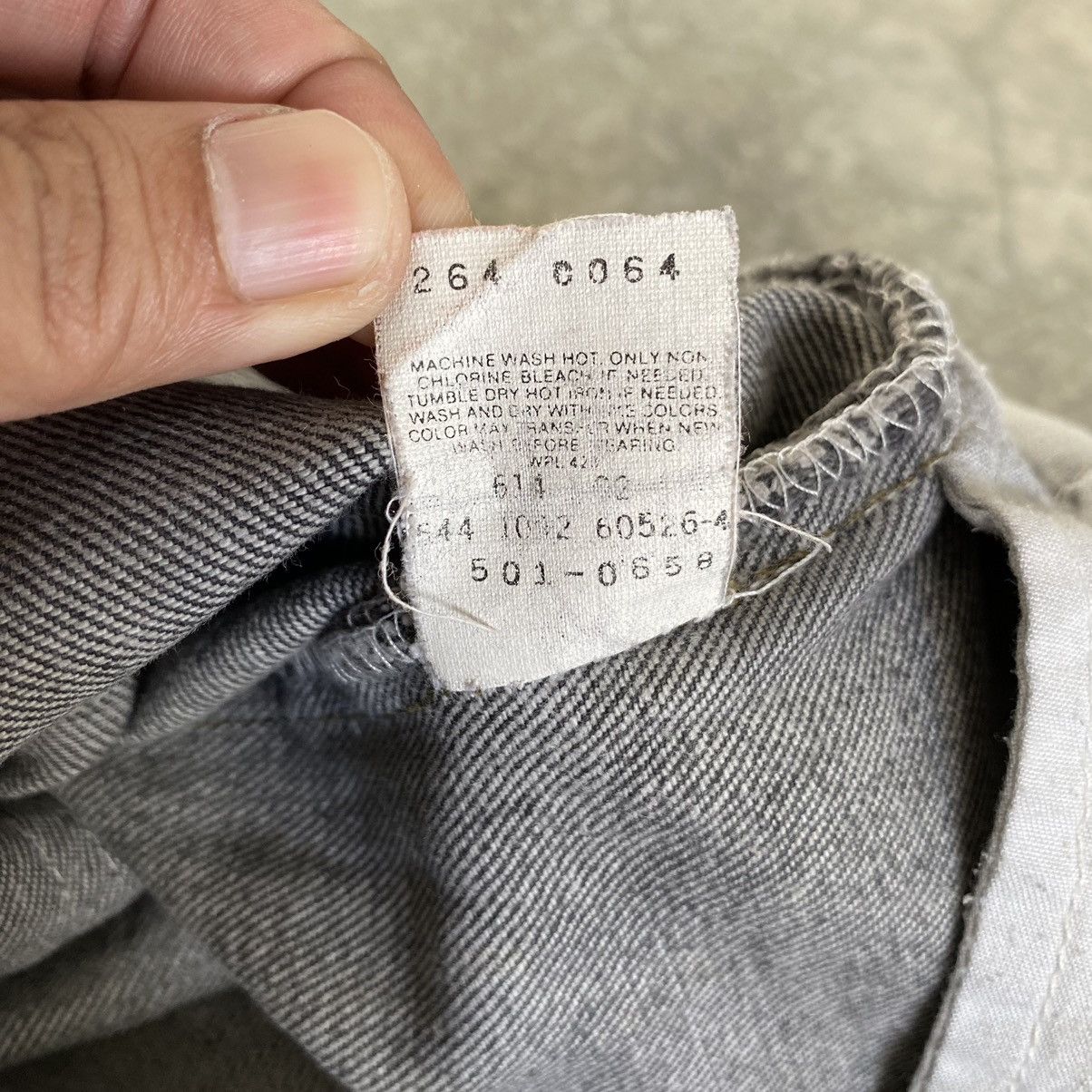 Levi's Size 37x33.5 VTG Late 80’s Levi's 501 Faded Black Jeans Size US 37 - 23 Thumbnail