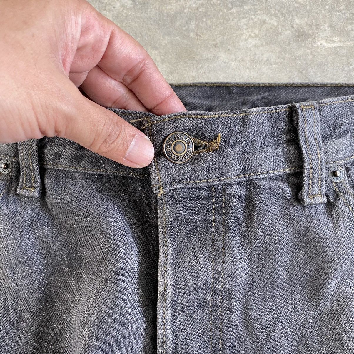 Levi's Size 37x33.5 VTG Late 80’s Levi's 501 Faded Black Jeans Size US 37 - 9 Thumbnail