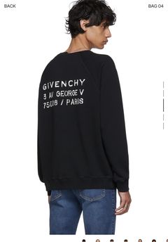 Givenchy Distressed Logo Sweater