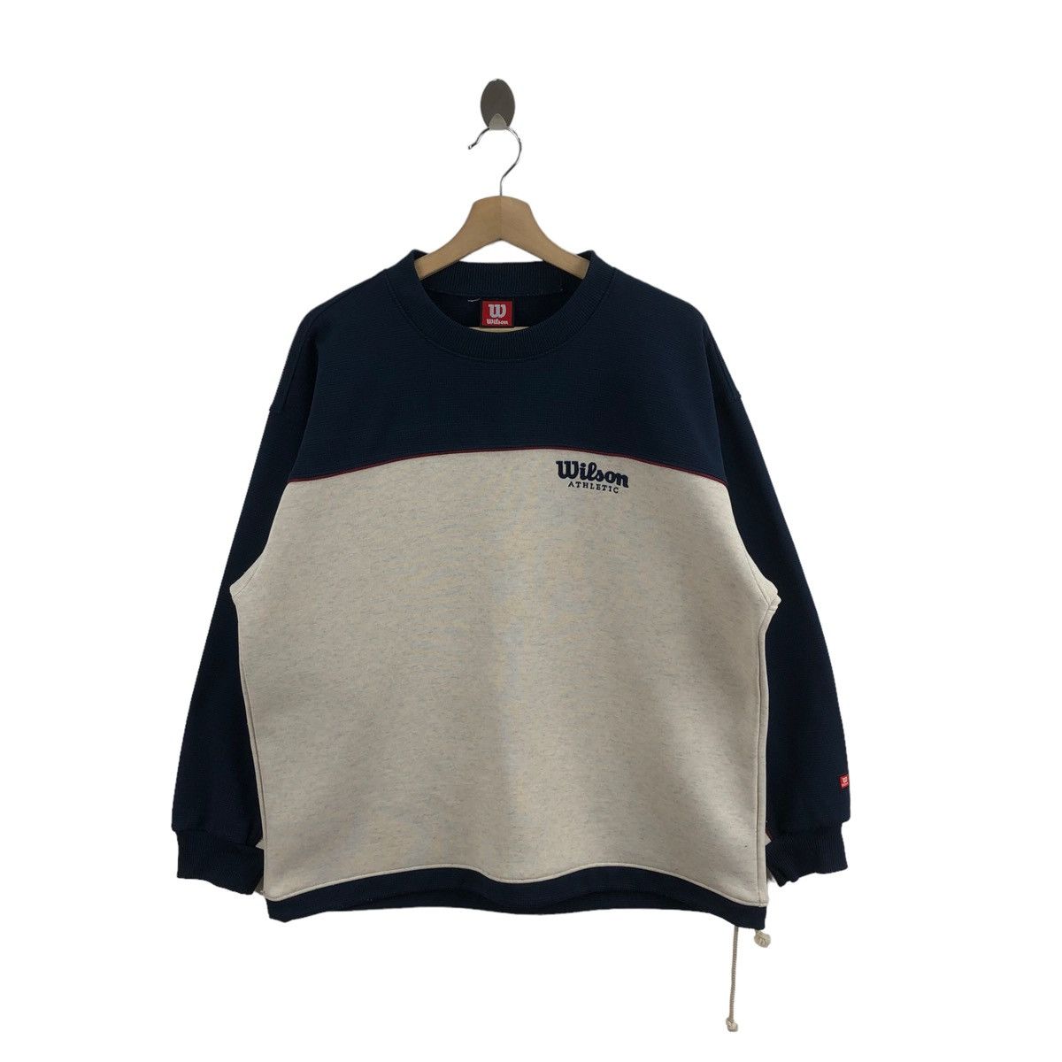 Pick!! Vtg WILSON Small Logo Embroidery Sweatshirt Pullover