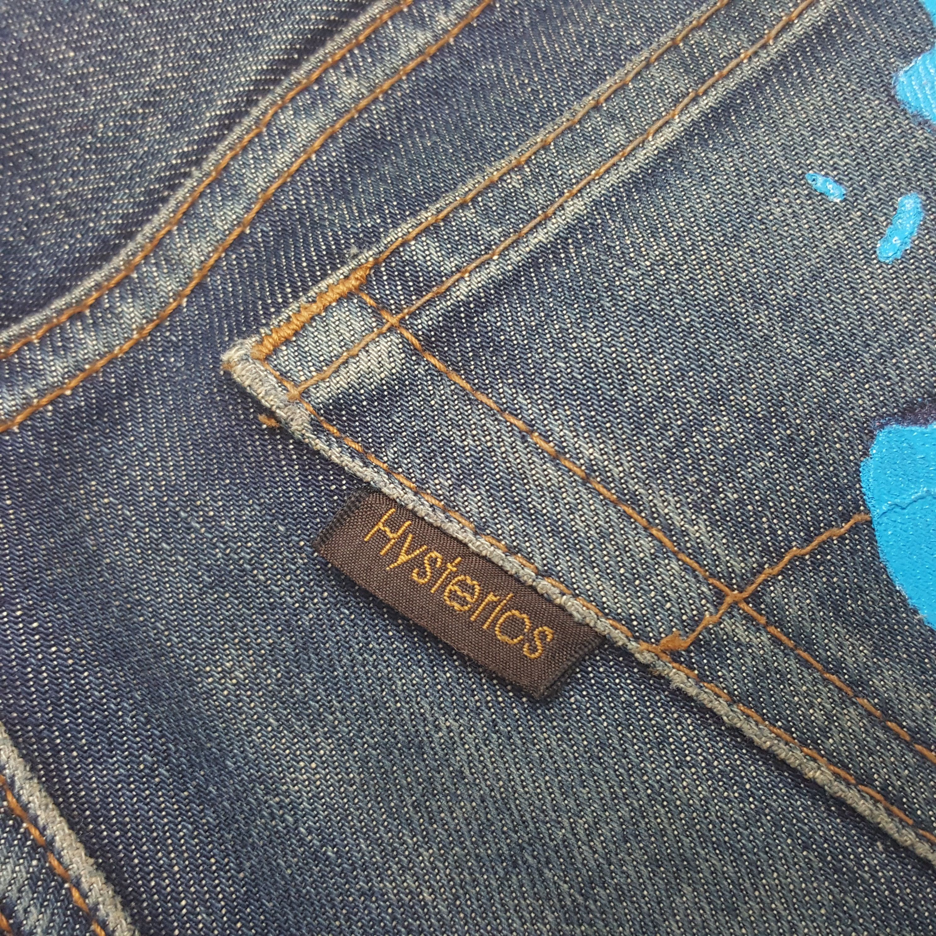 Hysteric Glamour × Japanese Brand × Vintage Vintage Hysteric Glamour Japanese Brand Custom Denim Jeans Size US 30 / EU 46 - 14 Thumbnail