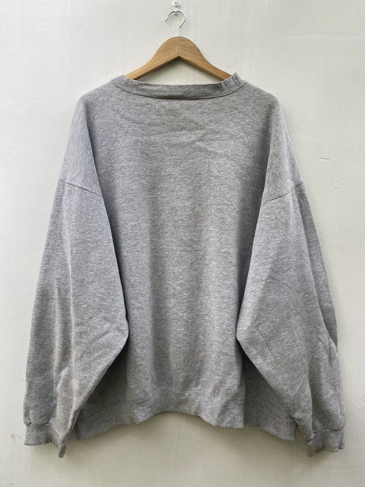 Nike Nike Swoosh Beige Grey Oversized Sweatshirts Size US XL / EU 56 / 4 - 2 Thumbnail