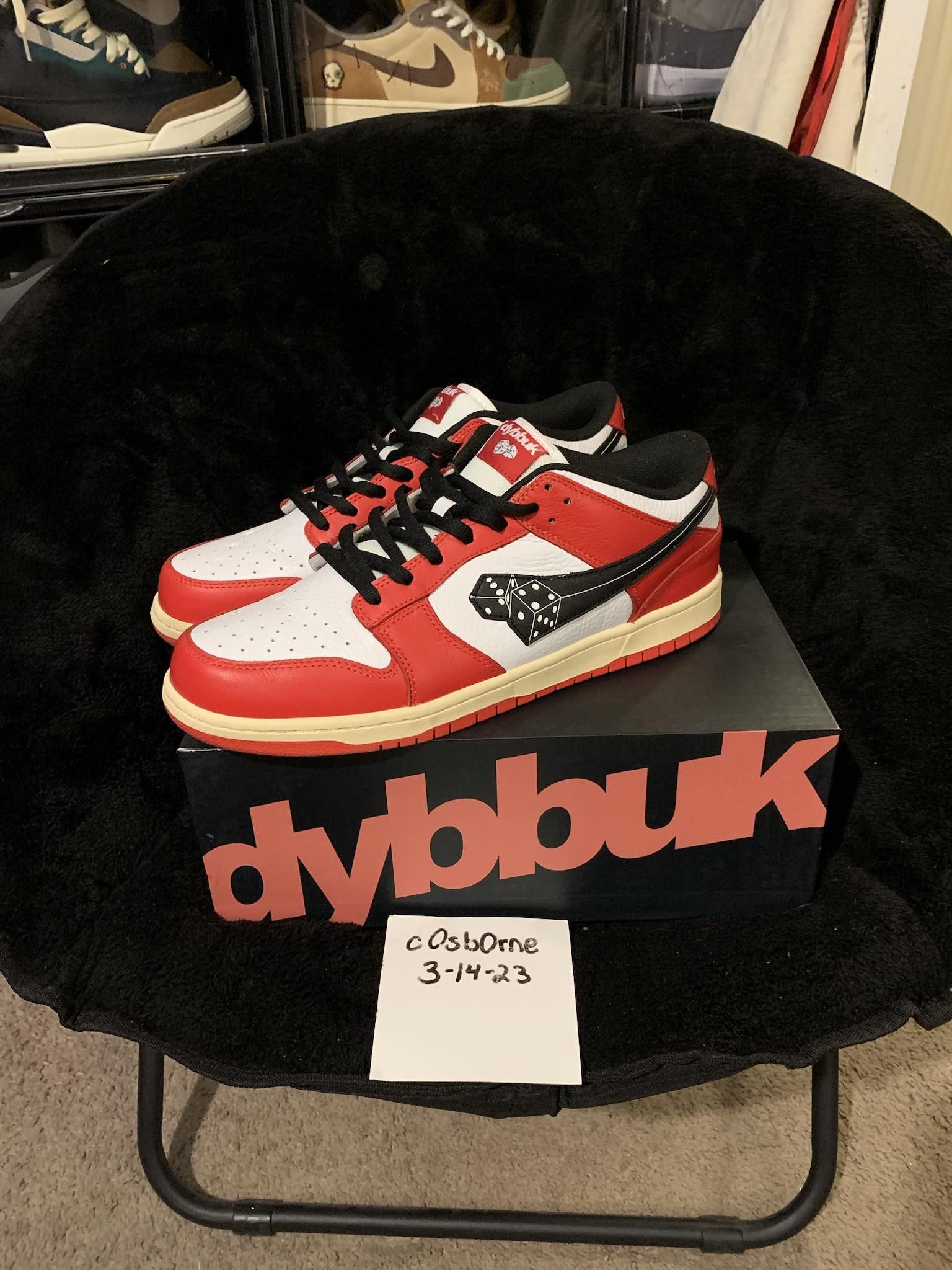 ? Dybbuk Lucky 7 Chicago Dunk Low Size 14 ?