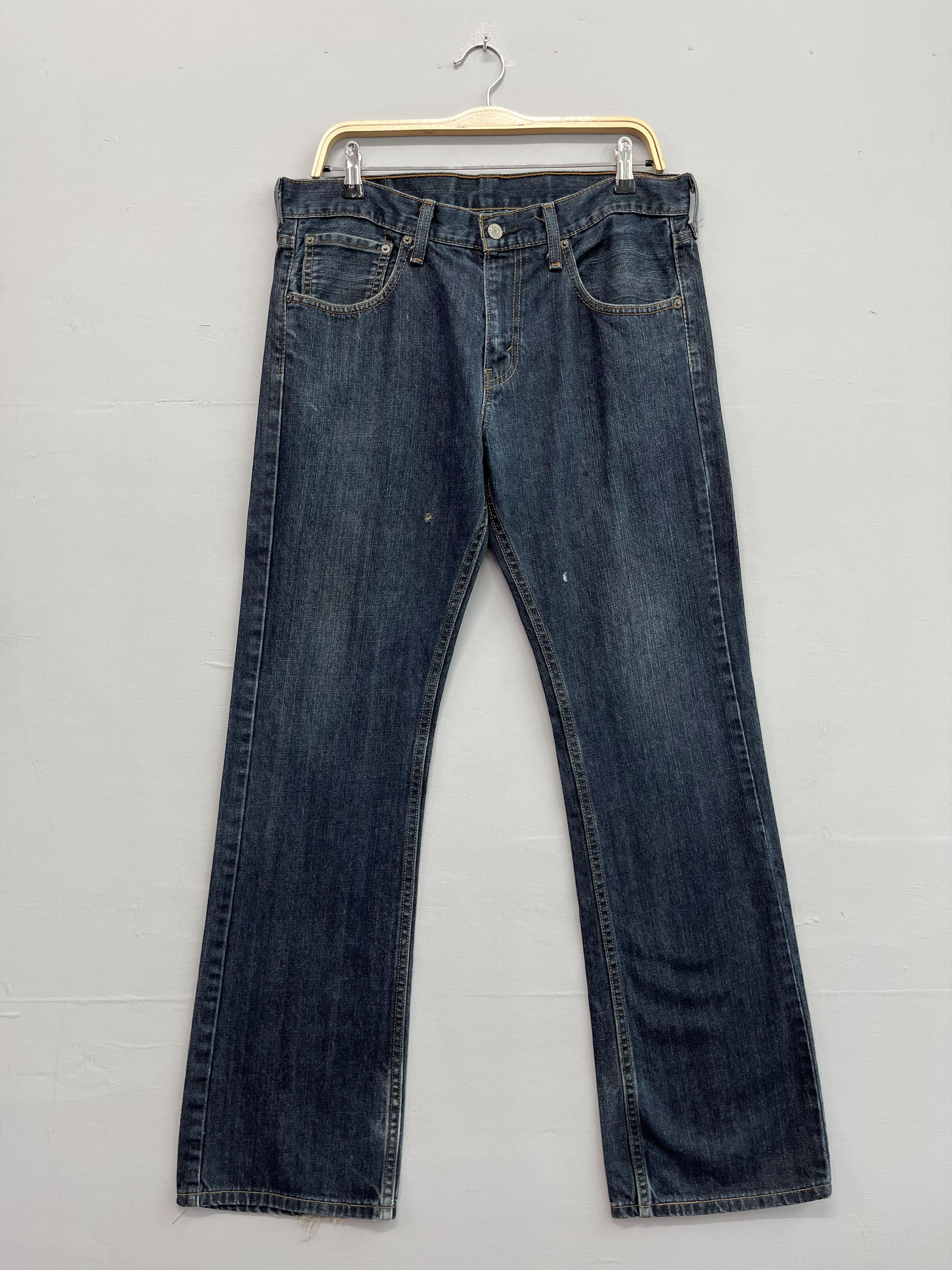 Vintage Distressed Levis 527 Slim Boot Cut Flare Leg Jeans