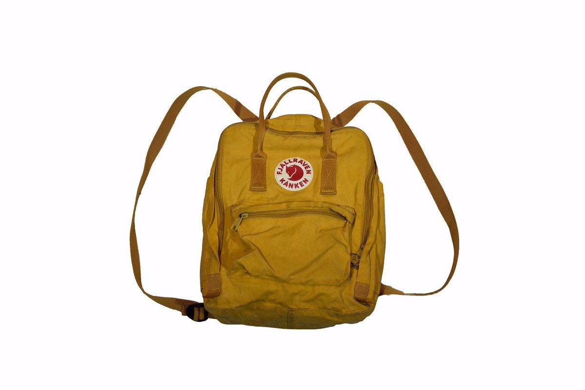 Fjallraven Kanken Yellow Bag Size ONE SIZE - 1 Thumbnail