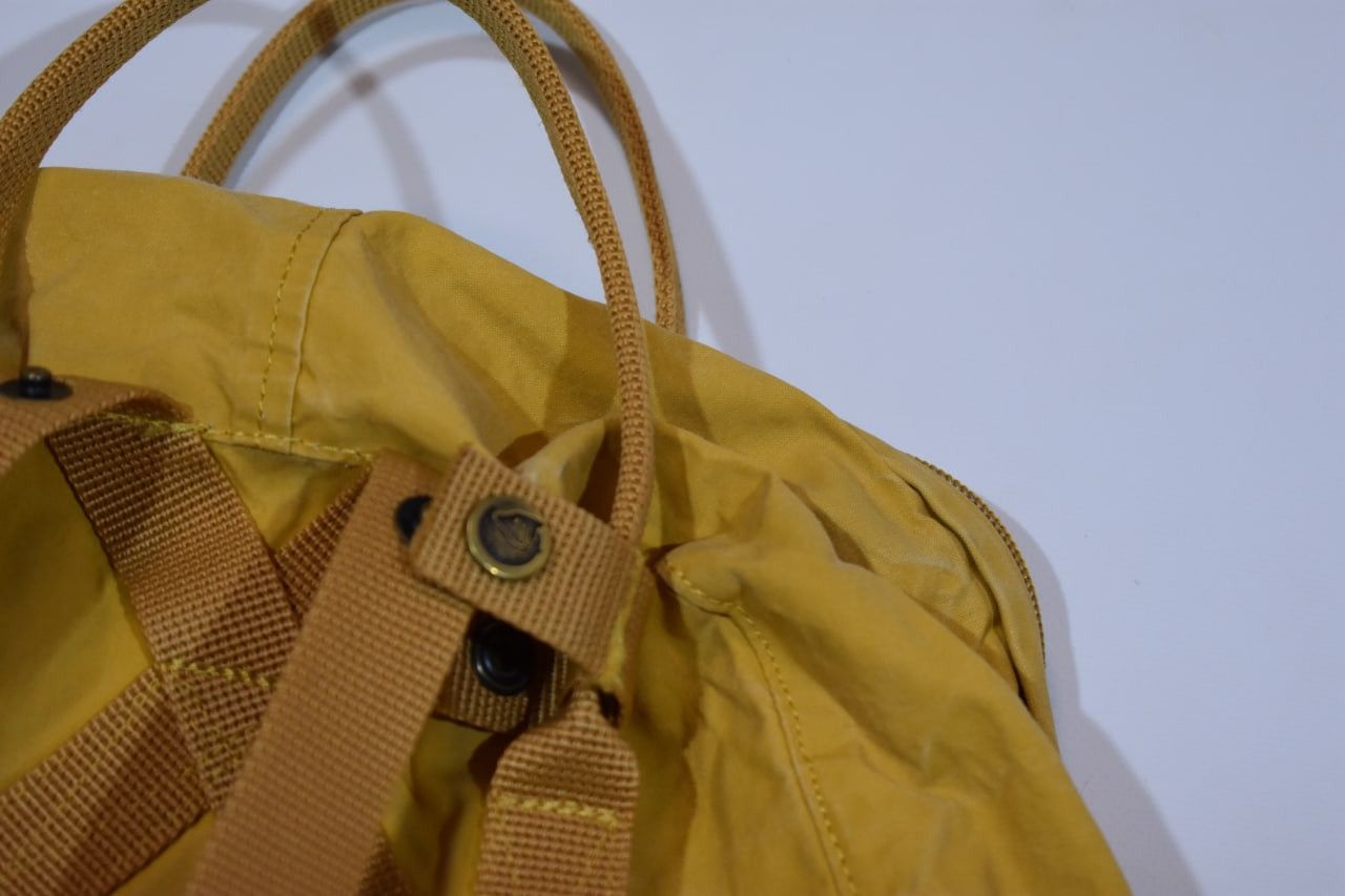 Fjallraven Kanken Yellow Bag Size ONE SIZE - 3 Thumbnail