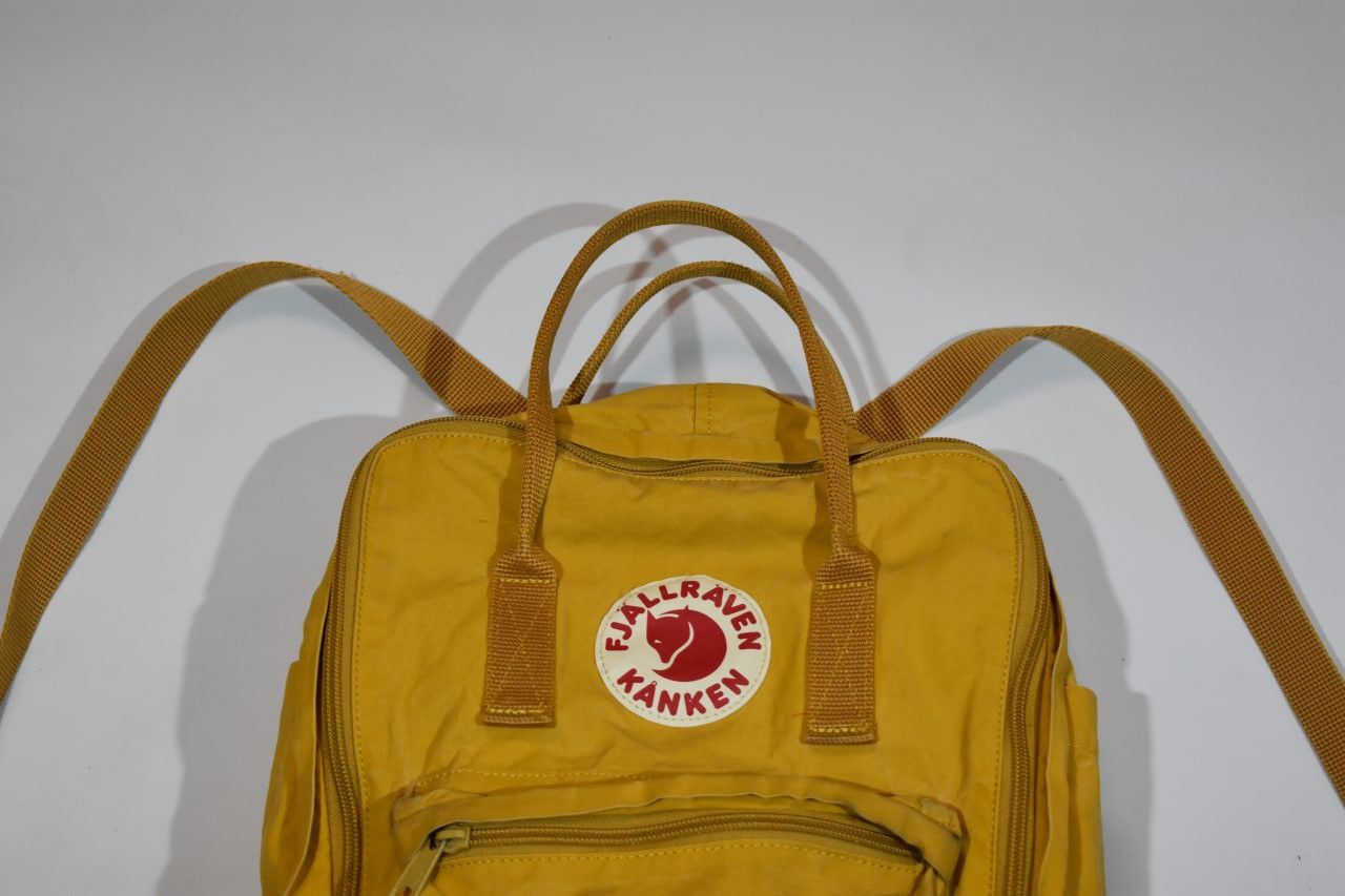 Fjallraven Kanken Yellow Bag Size ONE SIZE - 2 Thumbnail