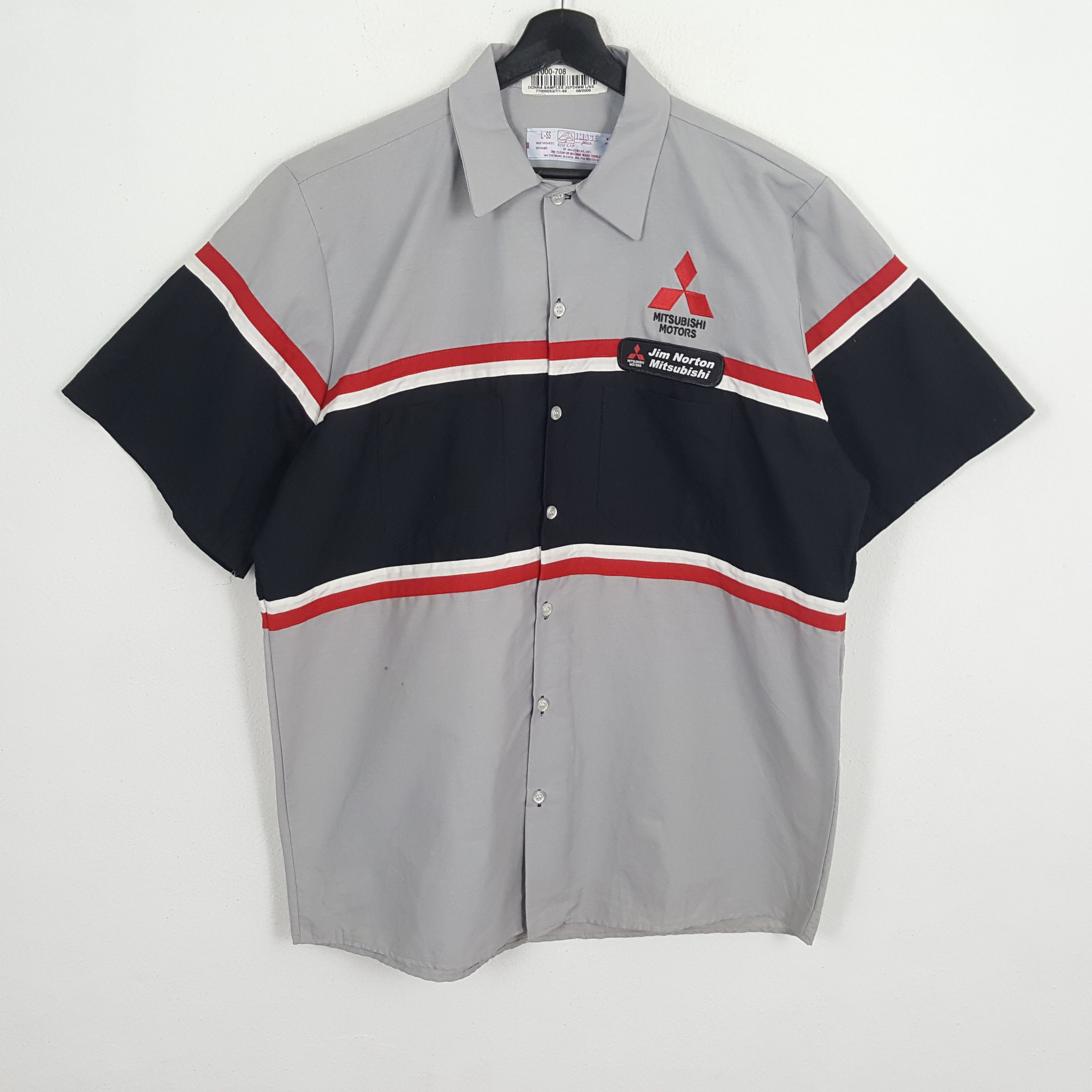 MITSUBISHI MOTORS Japanese Racing Team Workers Uniform Shirt