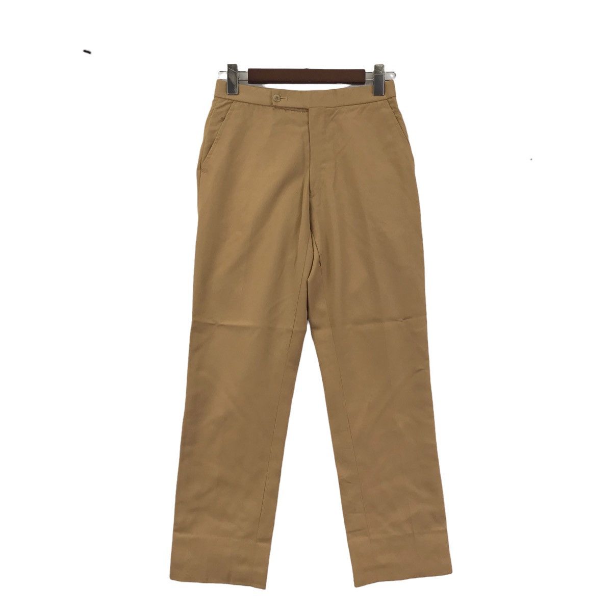 Vintage BOW-WOW ROBSON Beige Straight Cut Wool Trousers Casual Pant Size US 27 - 1 Thumbnail