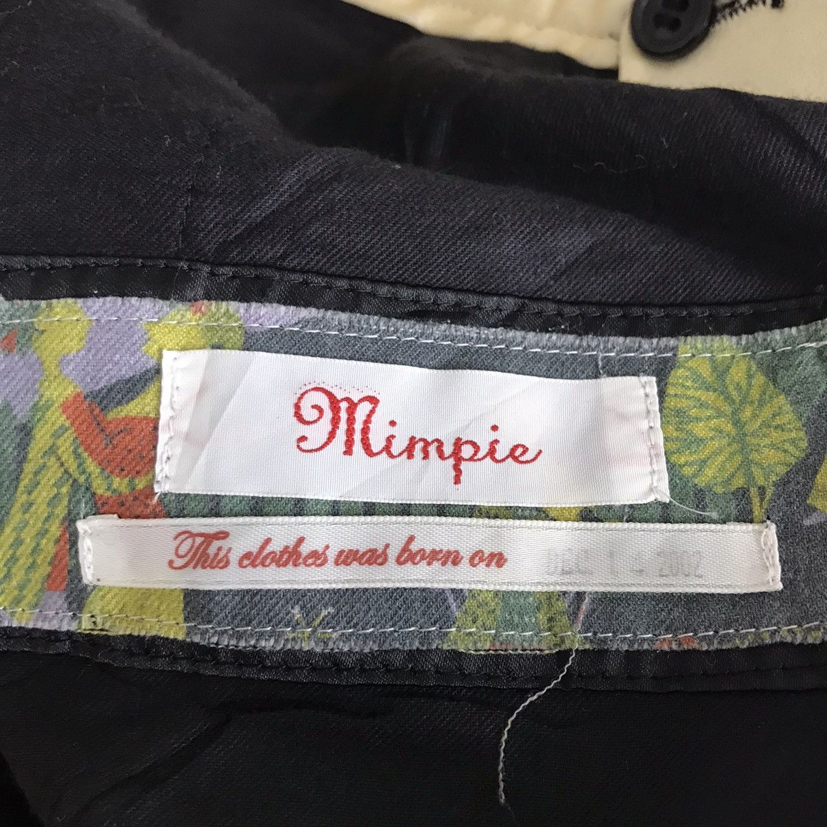 Japanese Brand MIMPIE Japanese Brand Boot Cut Wool Black CasualTrousersPant Size 27" / US 4 / IT 40 - 3 Thumbnail
