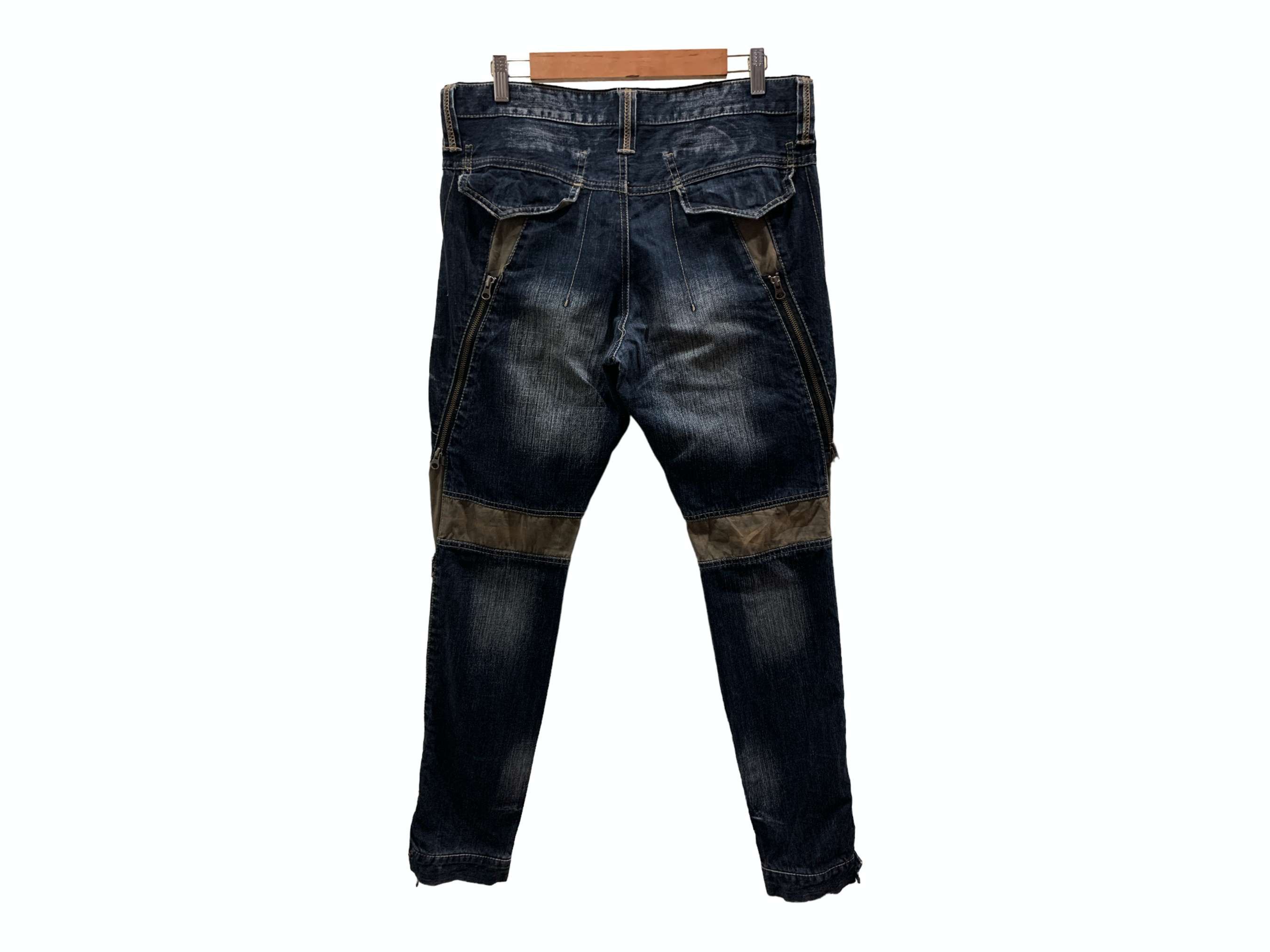 Japanese Brand PPFM Jeans Japan Workwear Tactical Bondage Jeans Size US 32 / EU 48 - 2 Thumbnail