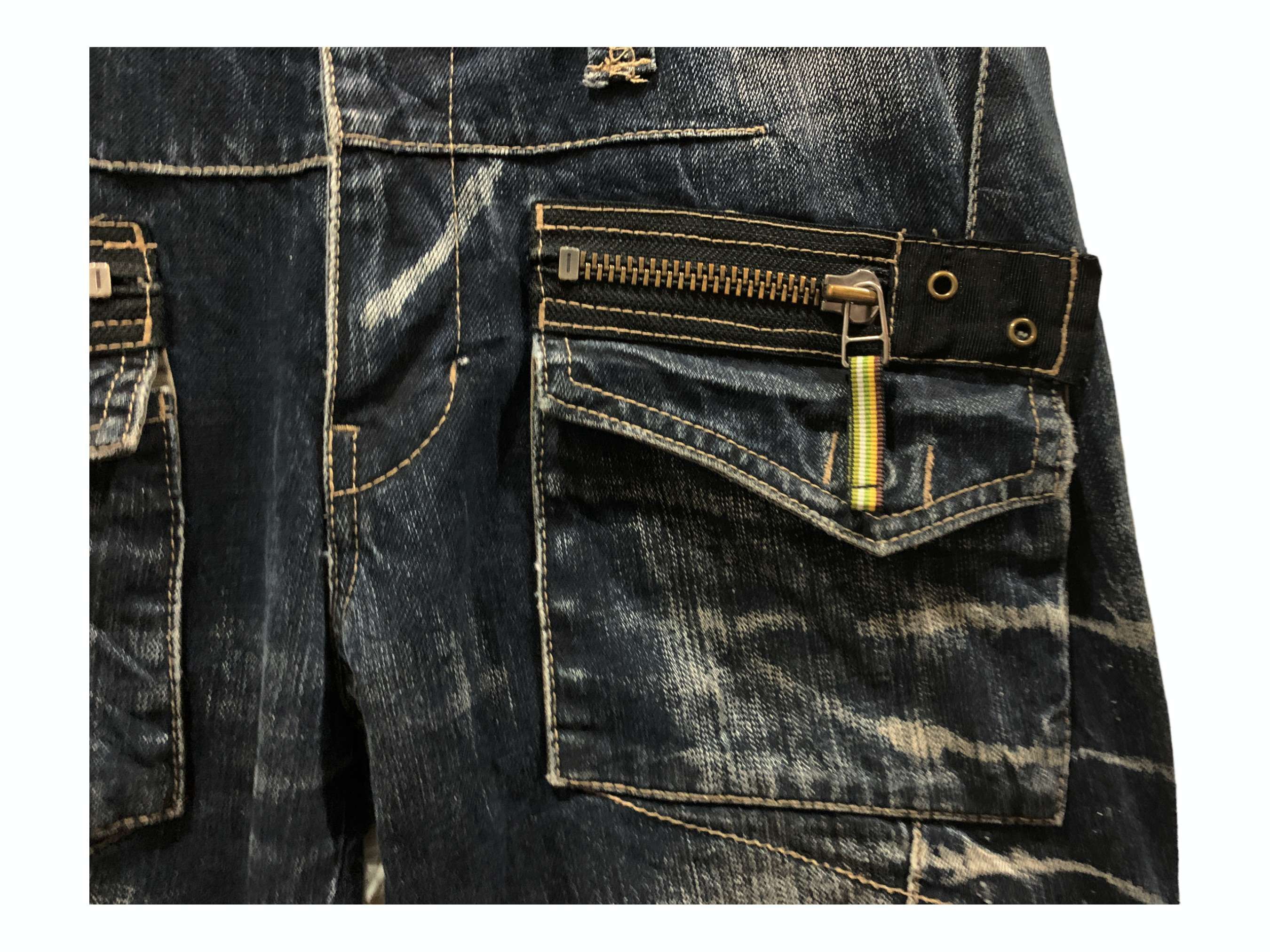 Japanese Brand PPFM Jeans Japan Workwear Tactical Bondage Jeans Size US 32 / EU 48 - 14 Thumbnail