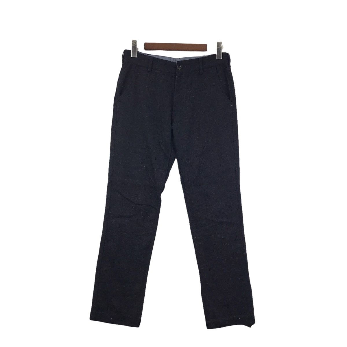 URBAN RESEARCH DOORS URBAN RESEARCH DOORS Japanese Brand Slim Fit Wool Trousers Size US 30 / EU 46 - 1 Thumbnail
