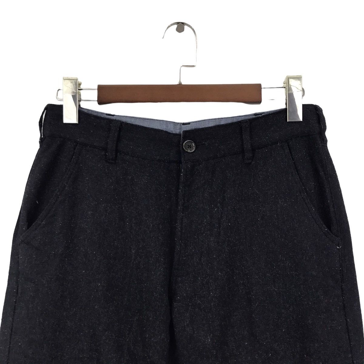 URBAN RESEARCH DOORS URBAN RESEARCH DOORS Japanese Brand Slim Fit Wool Trousers Size US 30 / EU 46 - 2 Thumbnail