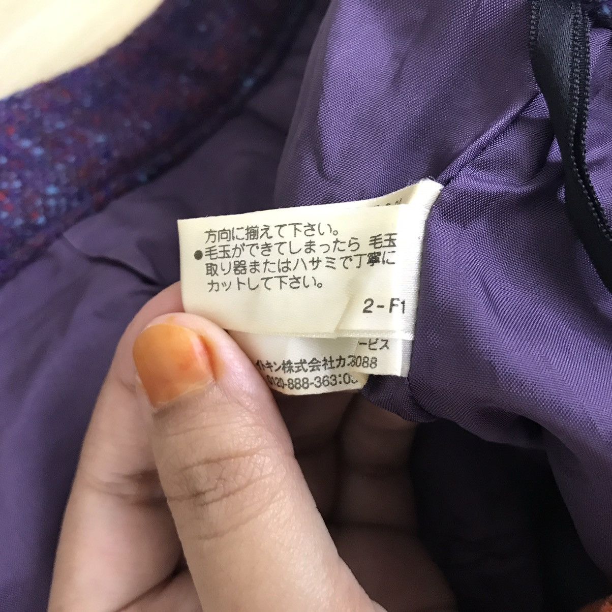 Gianni Valentino GIANNI LO GIUDICE Italy Designer Straight Cut PurpleTrousers Size US 28 / EU 44 - 6 Thumbnail