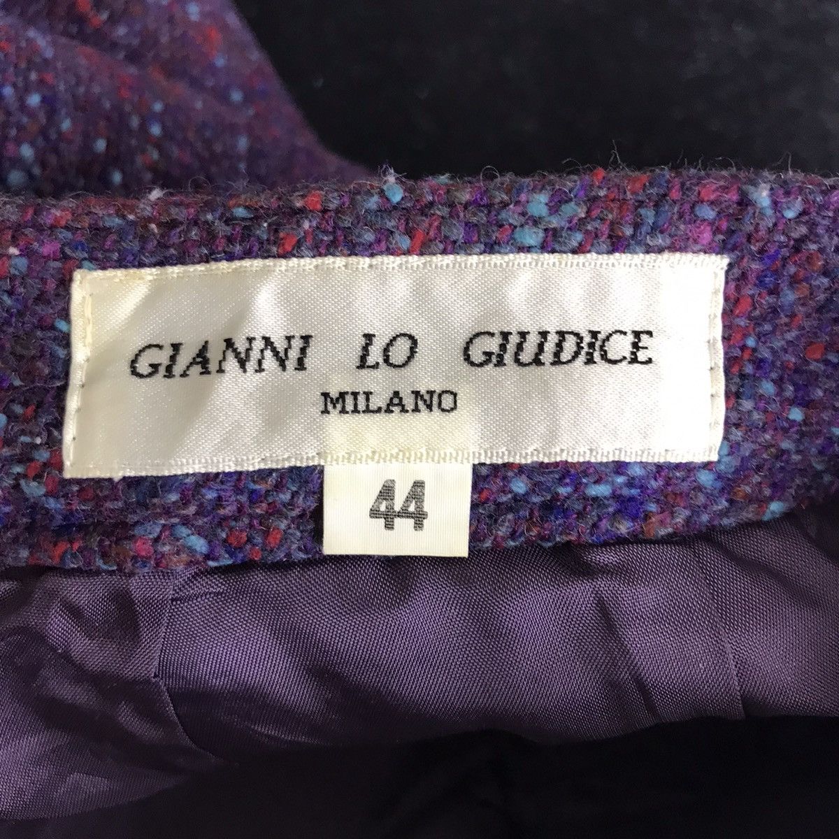 Gianni Valentino GIANNI LO GIUDICE Italy Designer Straight Cut PurpleTrousers Size US 28 / EU 44 - 3 Thumbnail