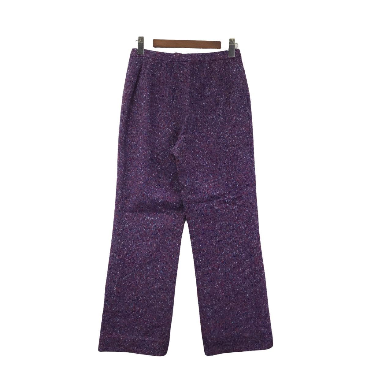 Gianni Valentino GIANNI LO GIUDICE Italy Designer Straight Cut PurpleTrousers Size US 28 / EU 44 - 7 Thumbnail