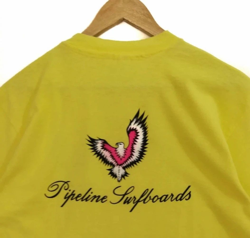 Vintage vintage 80s pipeline surfboard tshirt surfwear surf brand Size US L / EU 52-54 / 3 - 4 Thumbnail