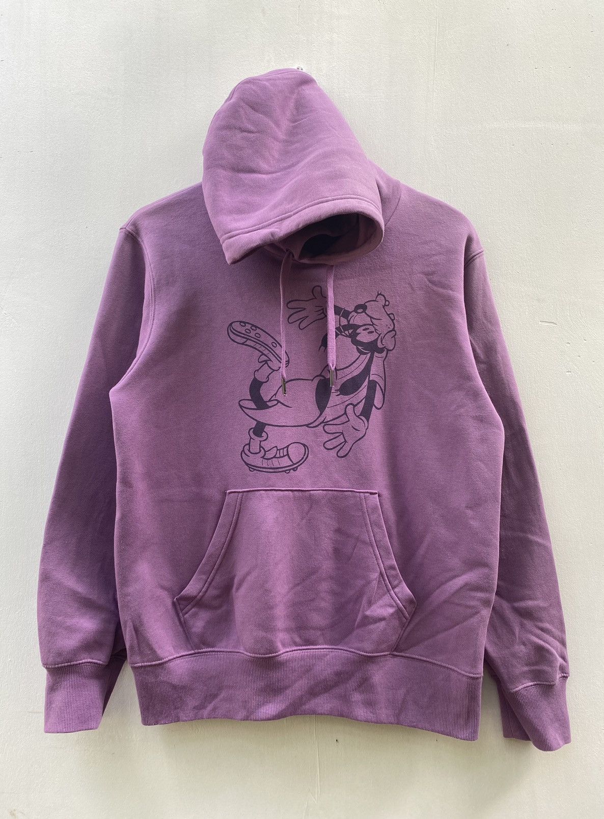 image of Goofy & Mickey Disneyland Purple Sweatshirts Hoodies, Men's (Size Large)