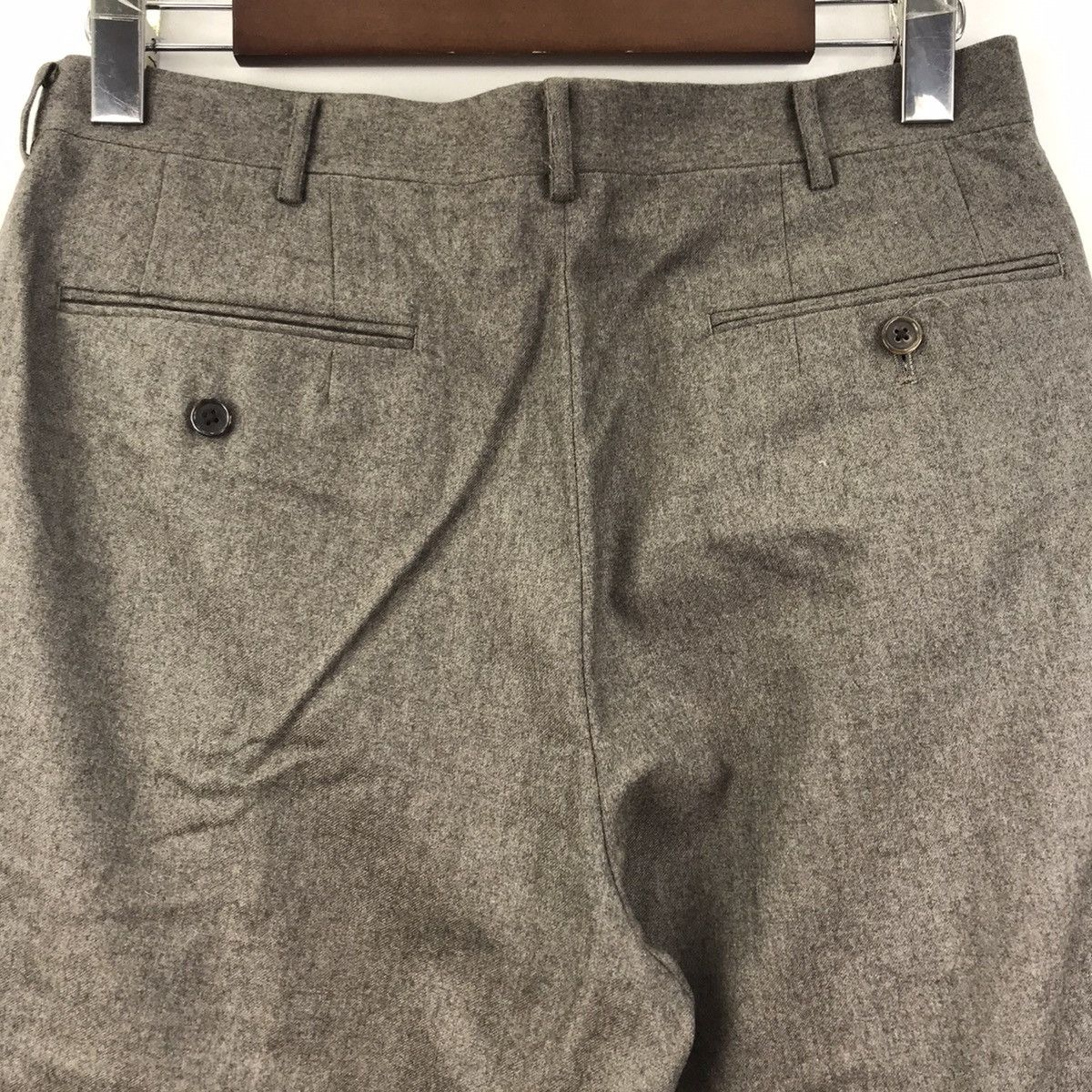 Aquascutum AQUASCUTUM British Brand Straight Cut Wool Casual Trousers Size US 30 / EU 46 - 7 Thumbnail