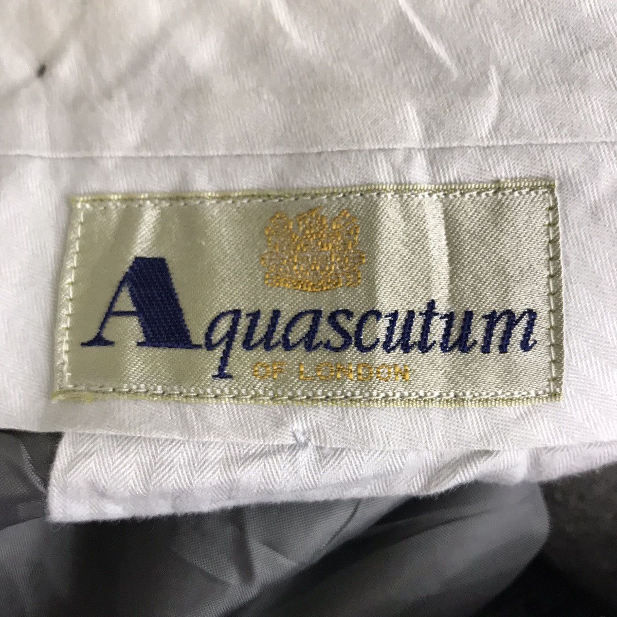 Aquascutum AQUASCUTUM British Brand Straight Cut Wool Casual Trousers Size US 30 / EU 46 - 3 Thumbnail