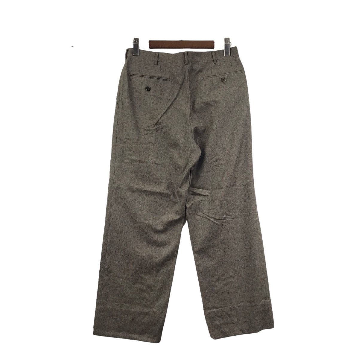 Aquascutum AQUASCUTUM British Brand Straight Cut Wool Casual Trousers Size US 30 / EU 46 - 6 Thumbnail