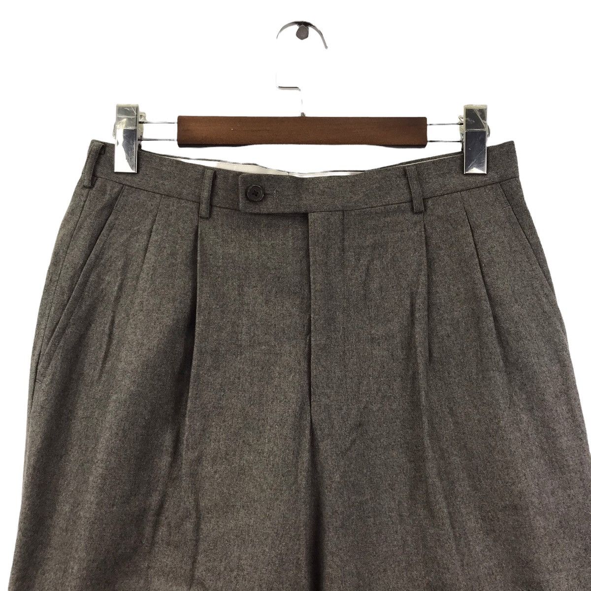 Aquascutum AQUASCUTUM British Brand Straight Cut Wool Casual Trousers Size US 30 / EU 46 - 2 Thumbnail