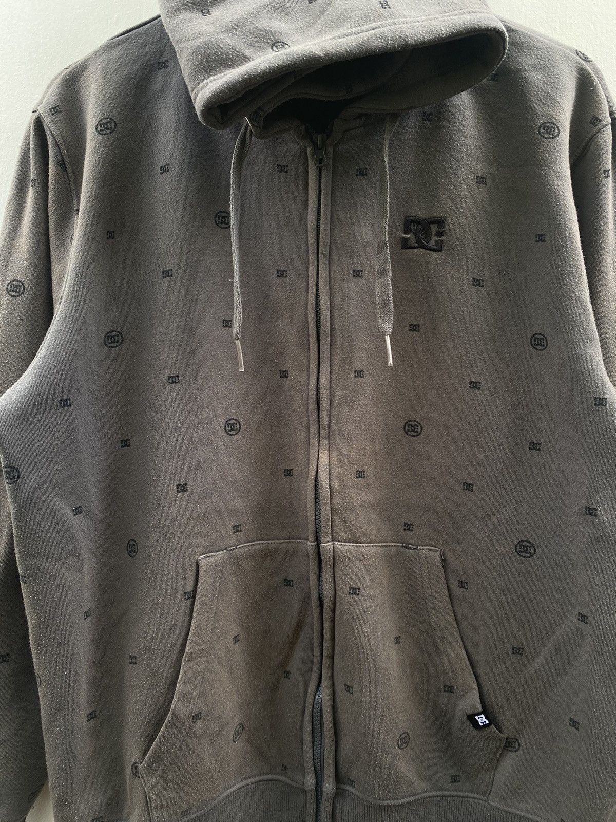 DC Dc Full printed Zip Up Grey Sun Faded Sweaters Hoodies Size US M / EU 48-50 / 2 - 4 Thumbnail