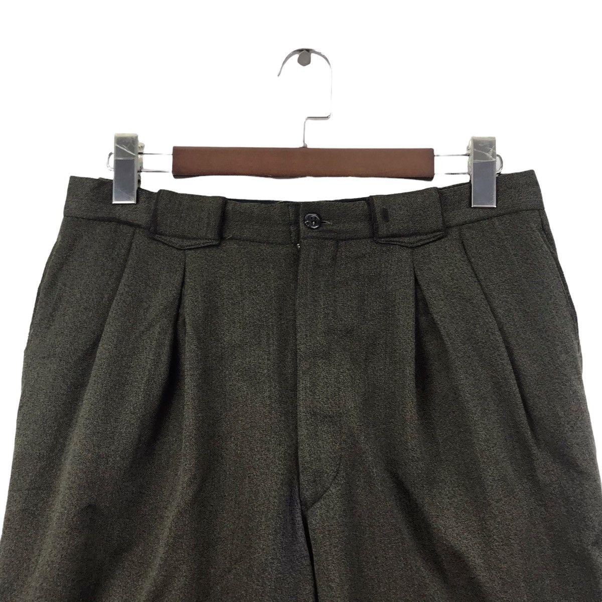 Karl Lagerfeld KARL LAGERFELD Baggy Wool Brown Trousers Pant Size US 31 - 2 Thumbnail