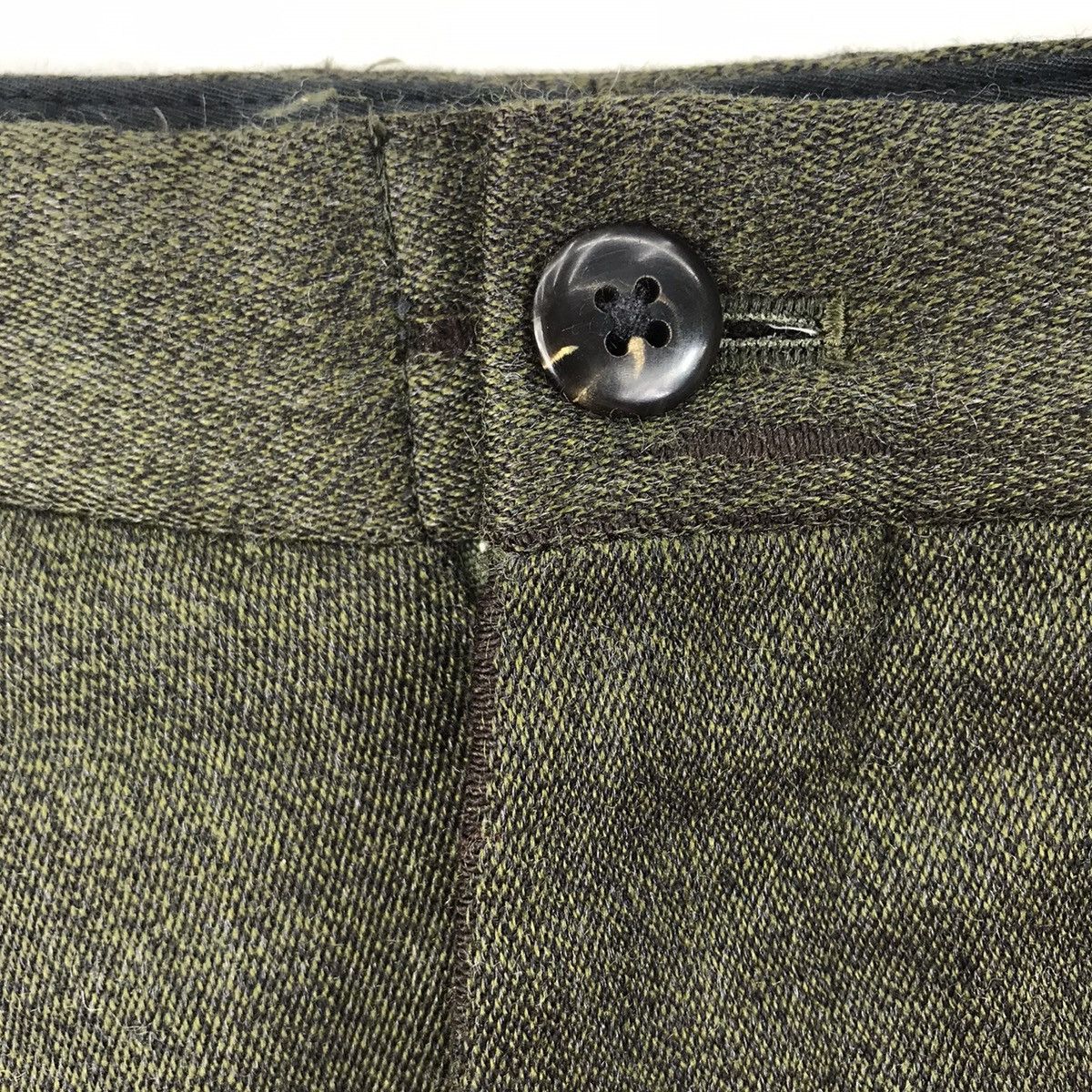 Karl Lagerfeld KARL LAGERFELD Baggy Wool Brown Trousers Pant Size US 31 - 3 Thumbnail