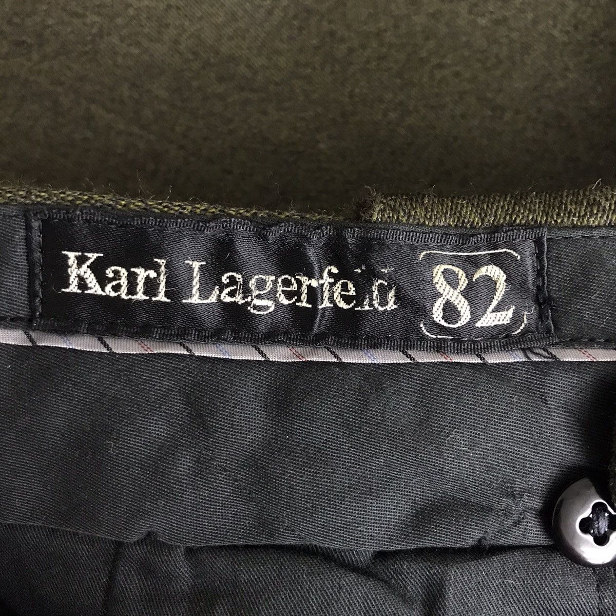 Karl Lagerfeld KARL LAGERFELD Baggy Wool Brown Trousers Pant Size US 31 - 4 Thumbnail