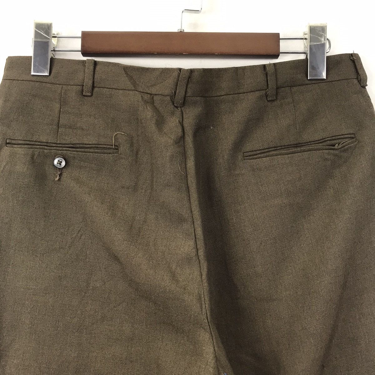 Levi's Vintage 80s LEVIS STA-PREST Straight Cut Wool Casual Pant Size US 32 / EU 48 - 5 Thumbnail