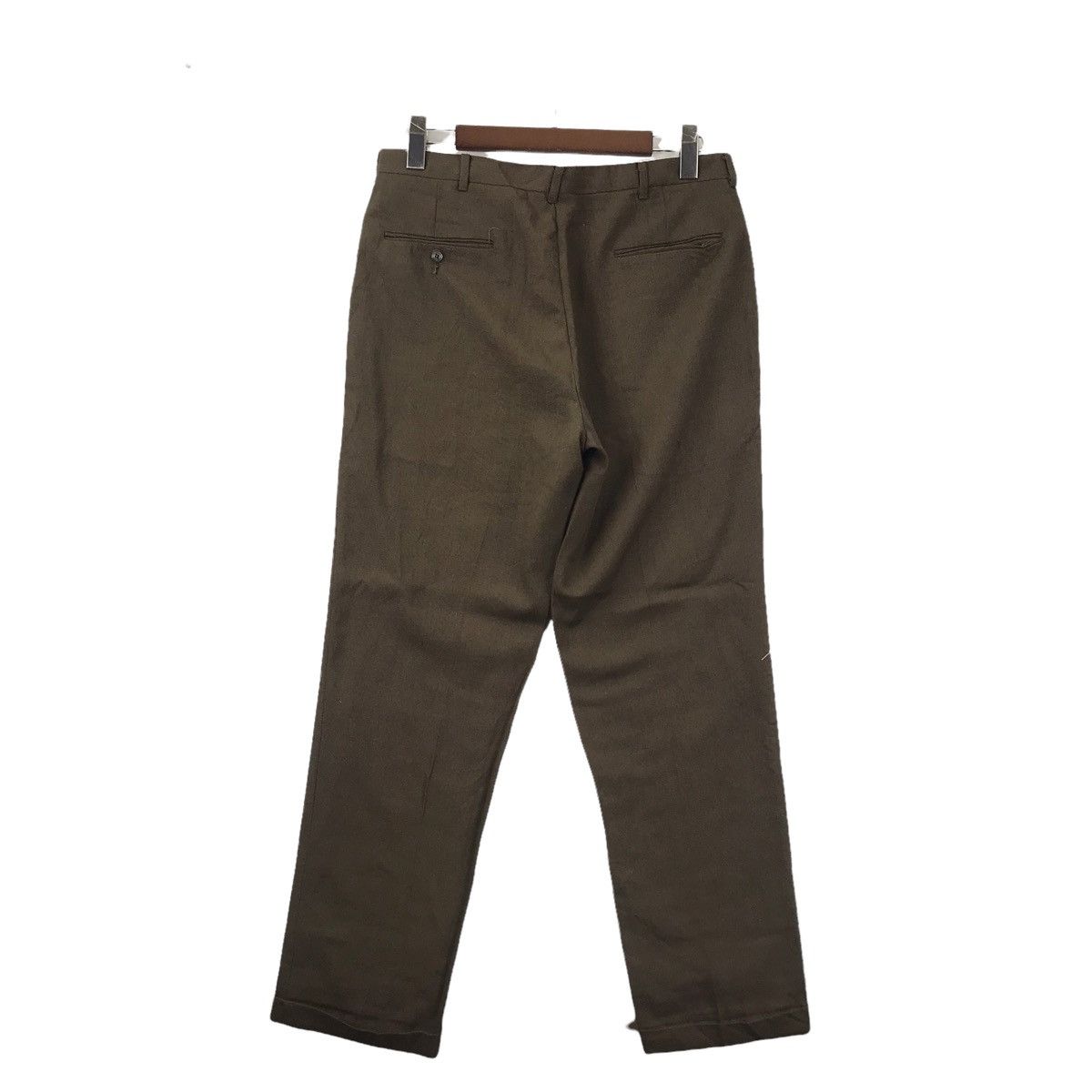 Levi's Vintage 80s LEVIS STA-PREST Straight Cut Wool Casual Pant Size US 32 / EU 48 - 4 Thumbnail